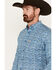 Image #2 - Ariat Men's Gentry Paisley Print Long Sleeve Button-Down Western Shirt , Blue, hi-res