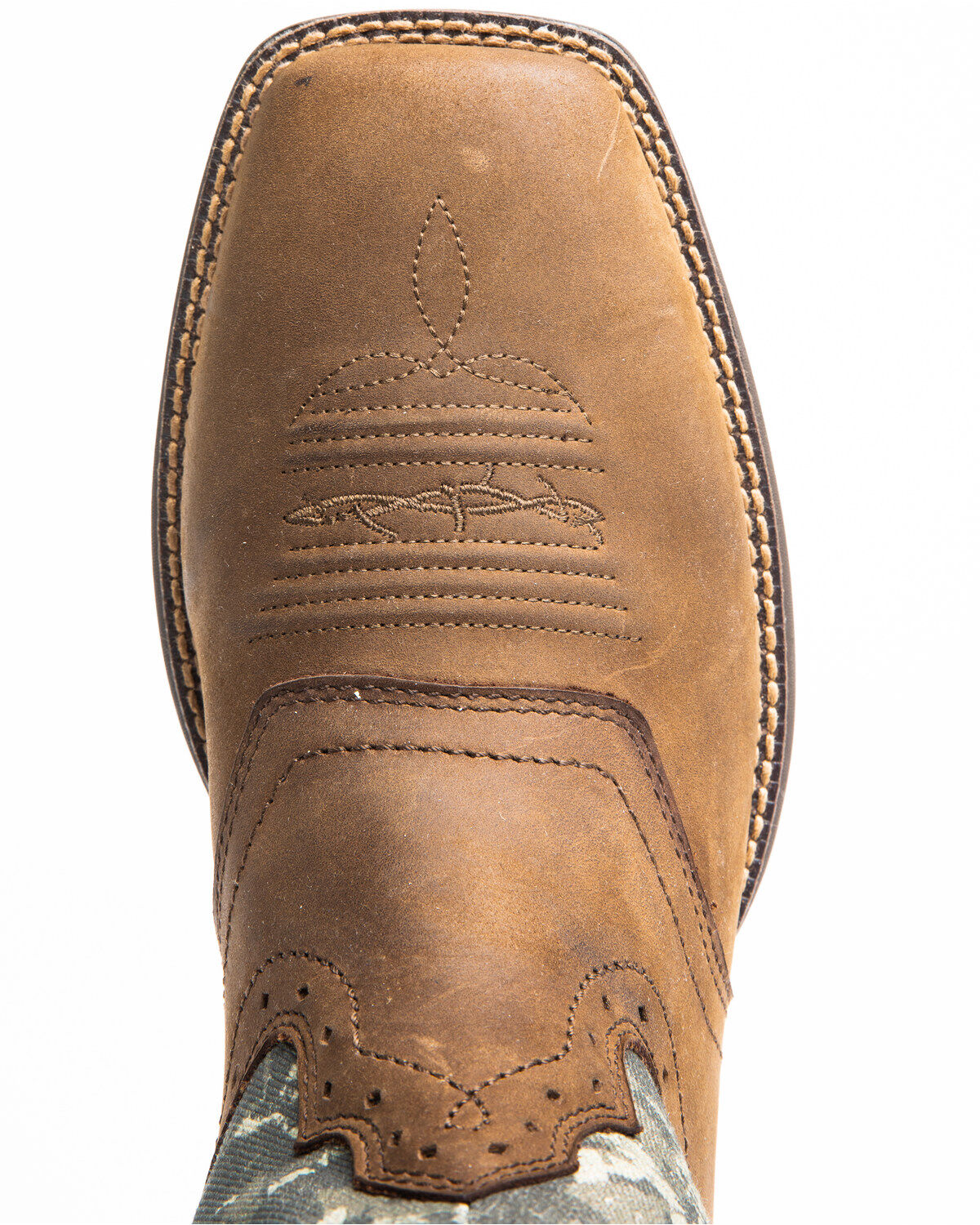 Image #6 - Brothers and Sons Men's Tychee Camo Flag Underlay Western Performance Boots - Broad Square Toe, , hi-res