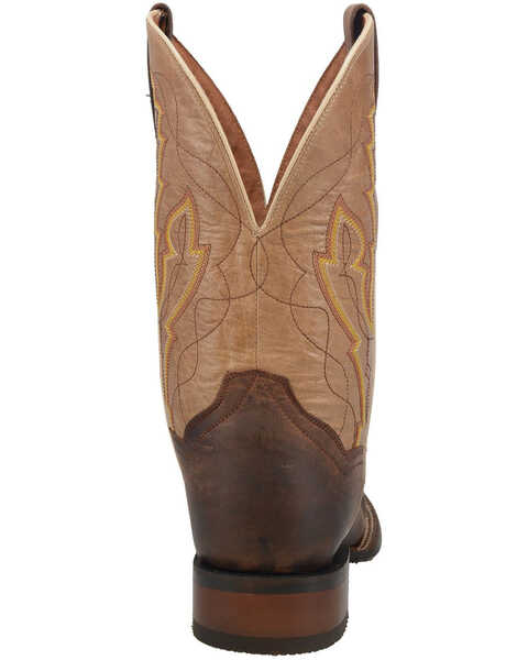 Dan Post Men's Garrison Western Performance Boots - Broad Square Toe, Brown, hi-res