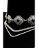 Image #2 - Shyanne Women's Layered Concho Hatband, Silver, hi-res