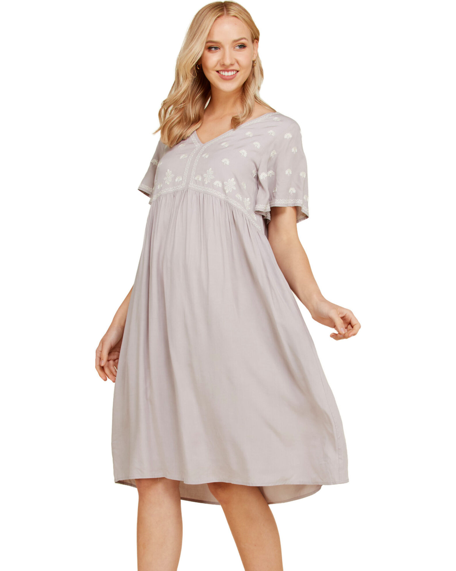 Polagram embroidered dress 2025