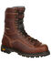 Image #1 - Georgia Boot Men's Amp LT Waterproof Low Heel Work Boots - Composite Toe, , hi-res