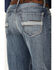 Cinch Men's Grant Medium Stonewash Broken Twill Performance Stretch Relaxed Bootcut Jeans , Indigo, hi-res