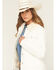 Image #2 - Shyanne Women's Sherpa Lined Denim Jacket, Off White, hi-res