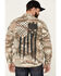Image #4 - Howitzer Men's Armory Camo Print Long Sleeve Button-Down Shirt, Cream/brown, hi-res