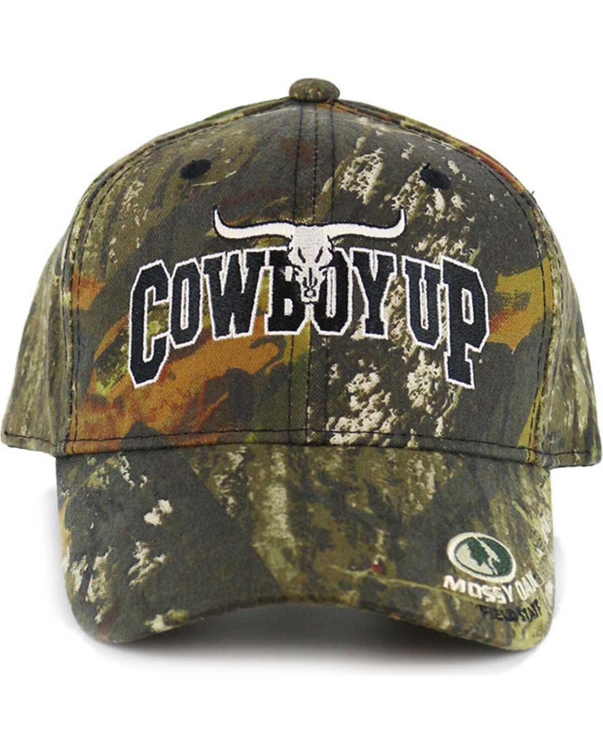 Cowboy Up Allover Camo Ball Cap | Boot Barn