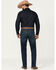 Image #3 - DEVIL-DOG Dungarees Men's Burke Vintage Medium Wash Athletic Fit Performance Stretch Denim Jeans, Medium Wash, hi-res