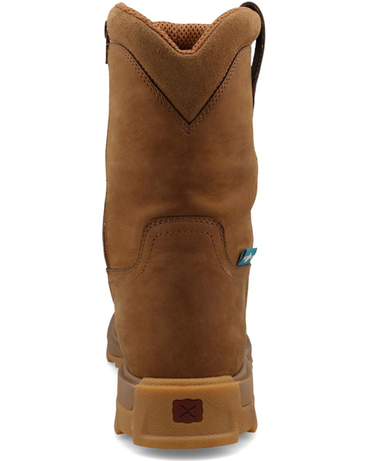 Image #5 - Twisted X Men's 9" UltraLite X™ Waterproof Work Boots - Moc Toe, Brown, hi-res