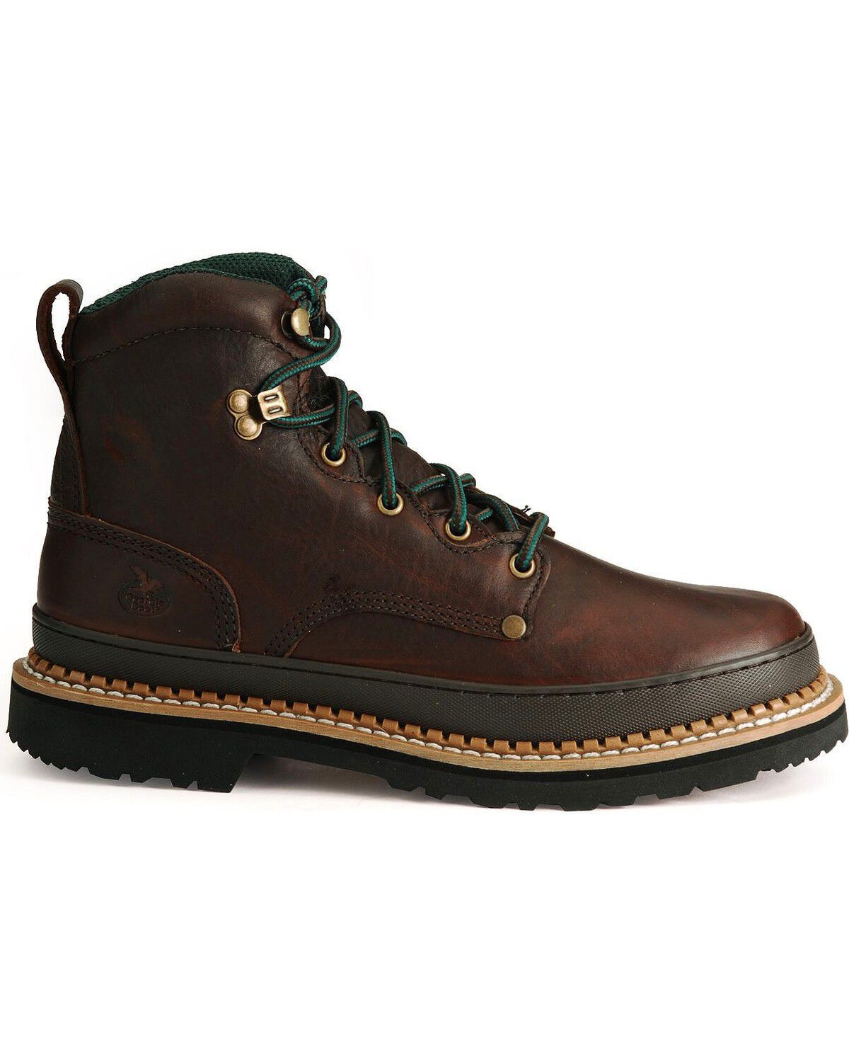 Image #2 - Georgia Men's Georgia Giant Steel Toe Work Boots, Brown, hi-res
