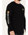Image #3 - Brixton Men's Beta II Long Sleeve Standard T-Shirt, Black, hi-res