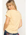 Image #2 - Ariat Women's Mustard Western Vibes V-Neck Graphic Tee, , hi-res