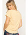 Image #2 - Ariat Women's Mustard Western Vibes V-Neck Graphic Tee, Dark Yellow, hi-res