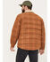 Brixton Men's Plaid Print Cass Jacket, Tan, hi-res
