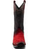 Image #4 - Ferrini Men's Roughrider Western Boots - Square Toe, Red, hi-res