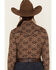 Image #4 - Stetson Women's Prairie Floral Print Long Sleeve Snap Western Shirt, Brown, hi-res