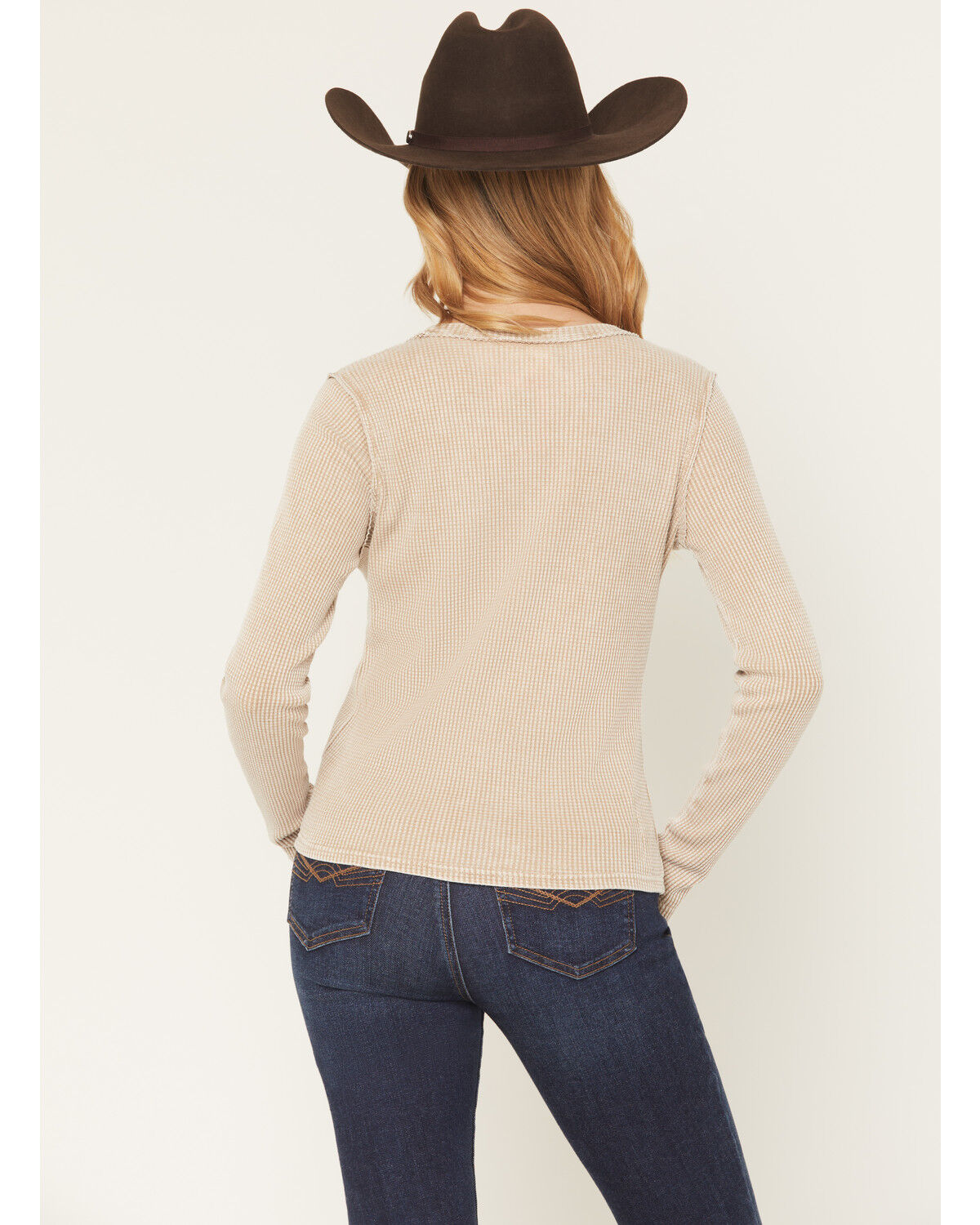 Image #4 - White Crow Women's Solid Long Sleeve Thermal Shirt, Tan, hi-res