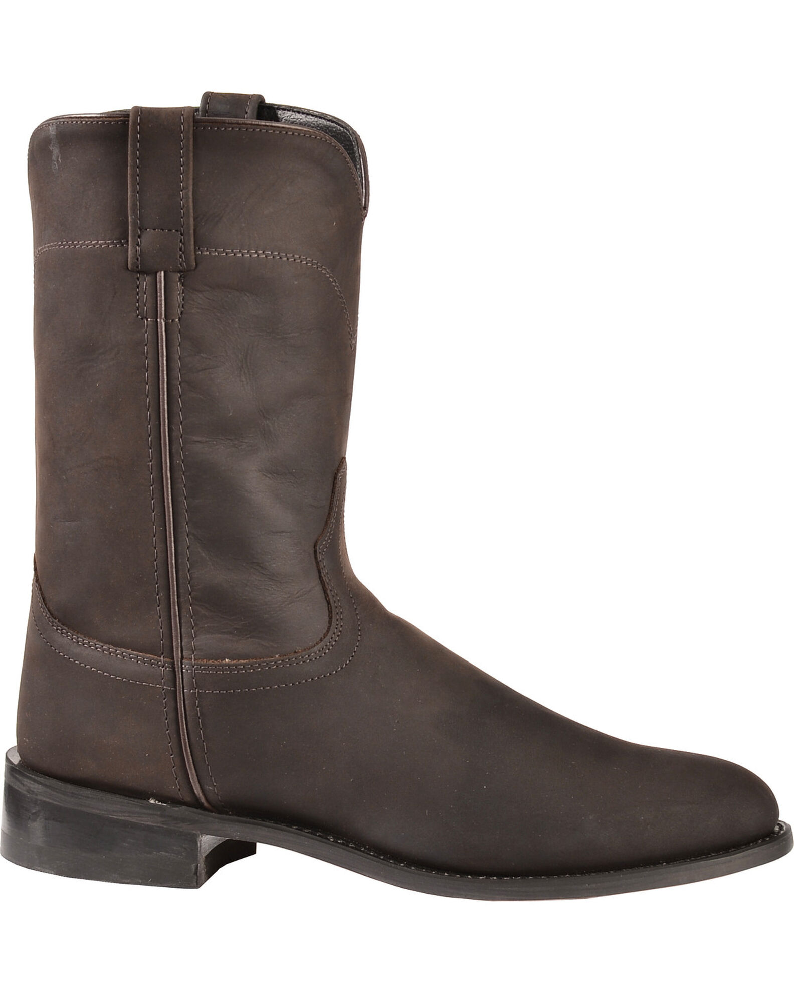 Old West Men's Roper Western Boots Round Toe