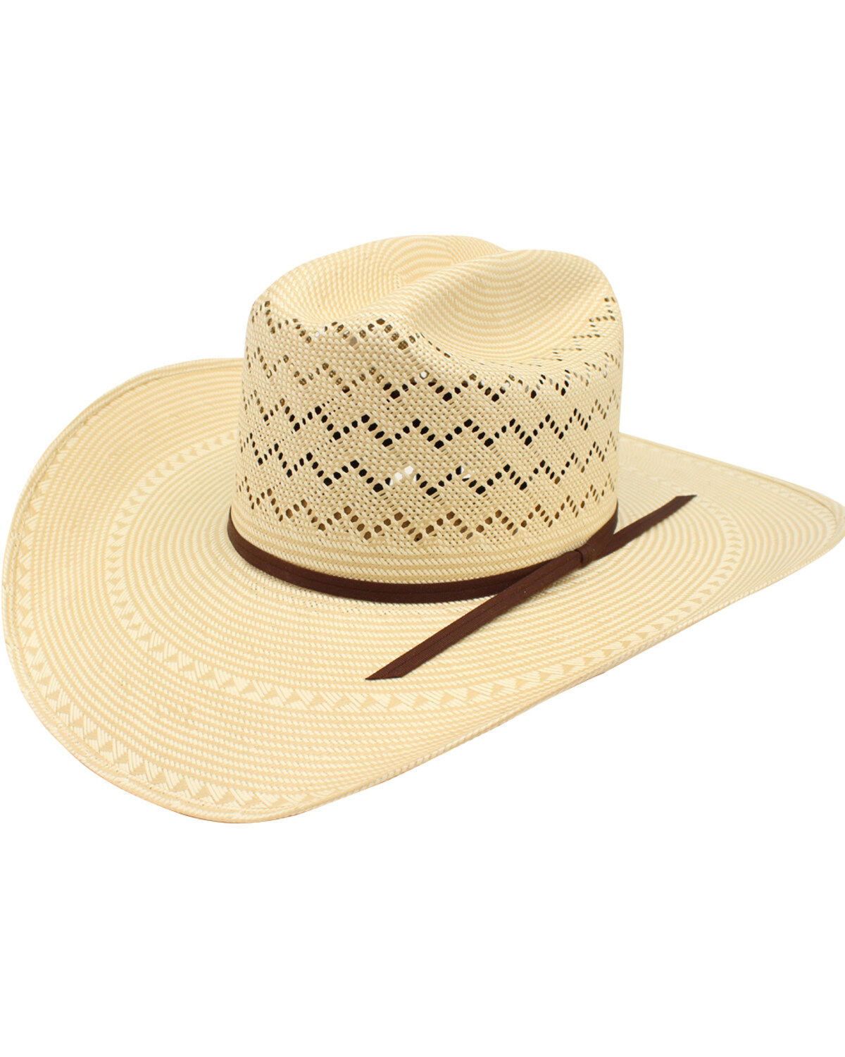 Image #1 - Ariat Men's 20X Straw Cowboy Hat, Natural, hi-res