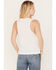 Image #4 - Jack Daniels Women's Honey Logo Muscle Tank, Ivory, hi-res