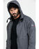 Image #4 - Ariat Men's FR Duralight Stretch Canvas Work Jacket - Tall , Grey, hi-res
