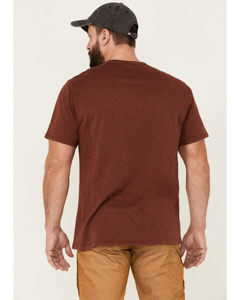 Brothers & Sons Men's Basic Short Sleeve Pocket T-Shirt , Red, hi-res