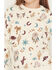 Image #3 - Shyanne Girls' Cassi Conversational Fringe Pullover Sweatshirt, Cream, hi-res