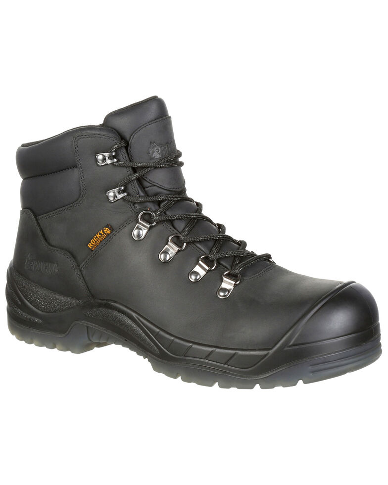 Rocky Men's Worksmart Waterproof 5" Work Boots Safety Toe Boot Barn