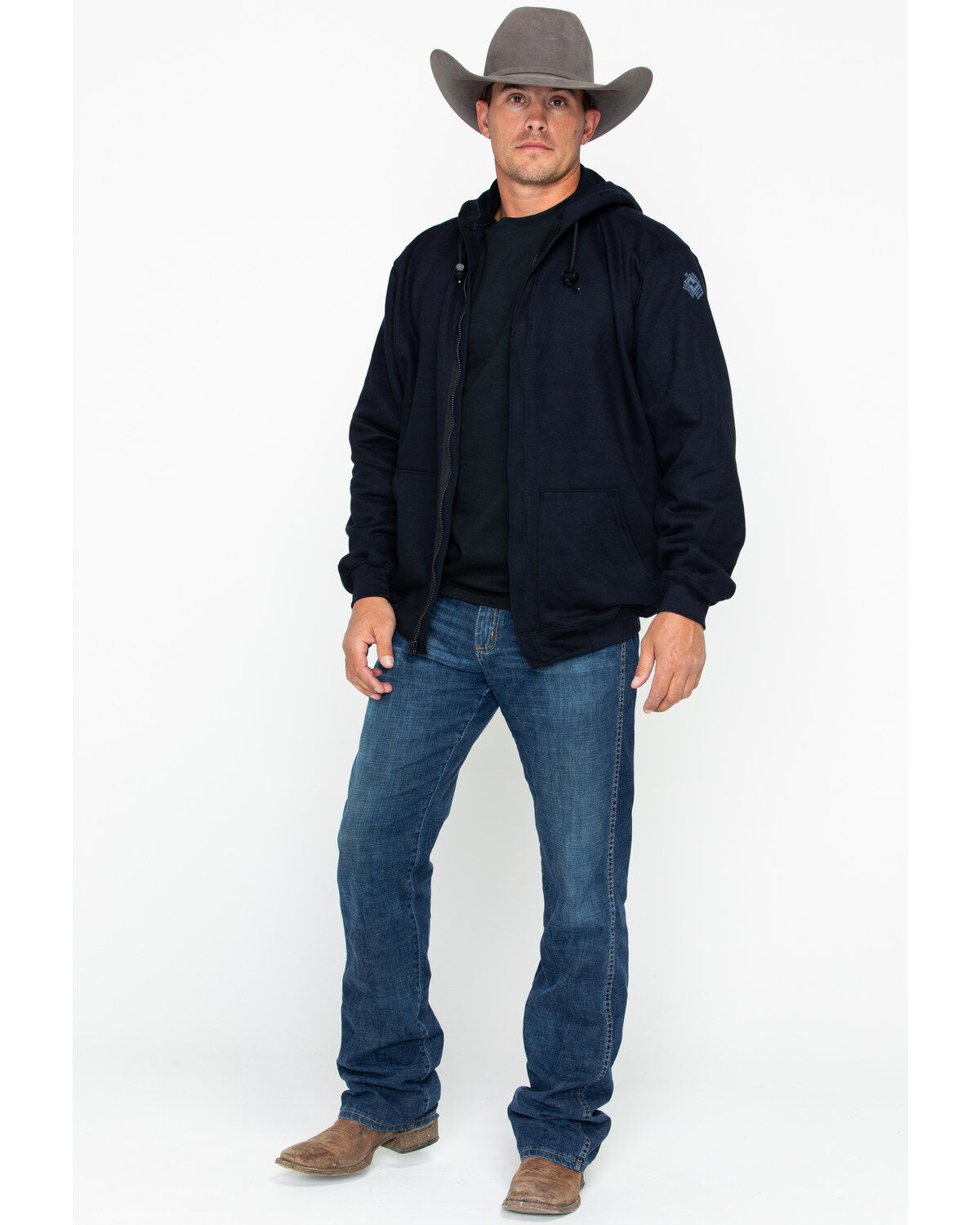Image #6 - NSA Men's 2X-3X Heavyweight Pullover FR Work Hoodie - Big, , hi-res