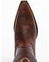 Shyanne Women's Mariel Floral Embroidered Studded Concho Western Boots - Snip Toe, Brown, hi-res