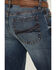 Image #4 - RANK 45® Men's Yuma Medium Wash Slim Bootcut Stretch Denim Performance Jeans, Blue, hi-res