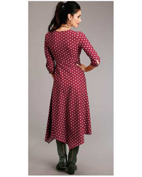 Image #2 - Stetson Women's Dotted Print Midi Dress, , hi-res