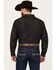 Image #4 - Kimes Ranch Men's Grimes Wash Denim Long Sleeve Pearl Snap Western Shirt, Black, hi-res