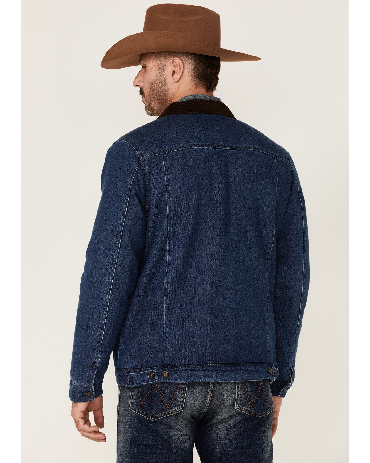 Image #5 - Cody James Men's Grand Teton 3.0 Sherpa-Lined Button-Front Denim Jacket , , hi-res