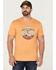 Dale Brisby Men's Pow Pow Rodeo Graphic Short Sleeve T-Shirt , Gold, hi-res
