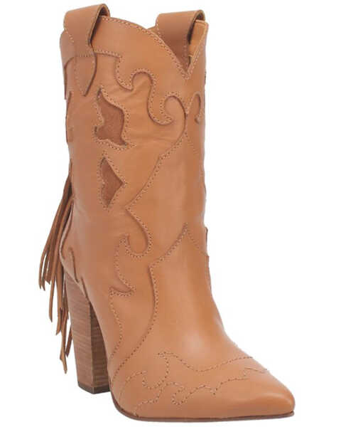 Dingo Women's Night Western Boots - Pointed Toe, Camel, hi-res