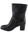 Image #4 - Milwaukee Leather Women's Laced Side Riding Boots - Round Toe, Black, hi-res