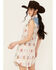 Image #4 - Panhandle Women's Boot Print Sleeveless Pearl Snap Dress, Cream, hi-res