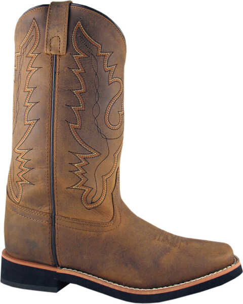 Image #1 - Smoky Mountain Women's Pueblo Western Boots - Square Toe, Crazyhorse, hi-res