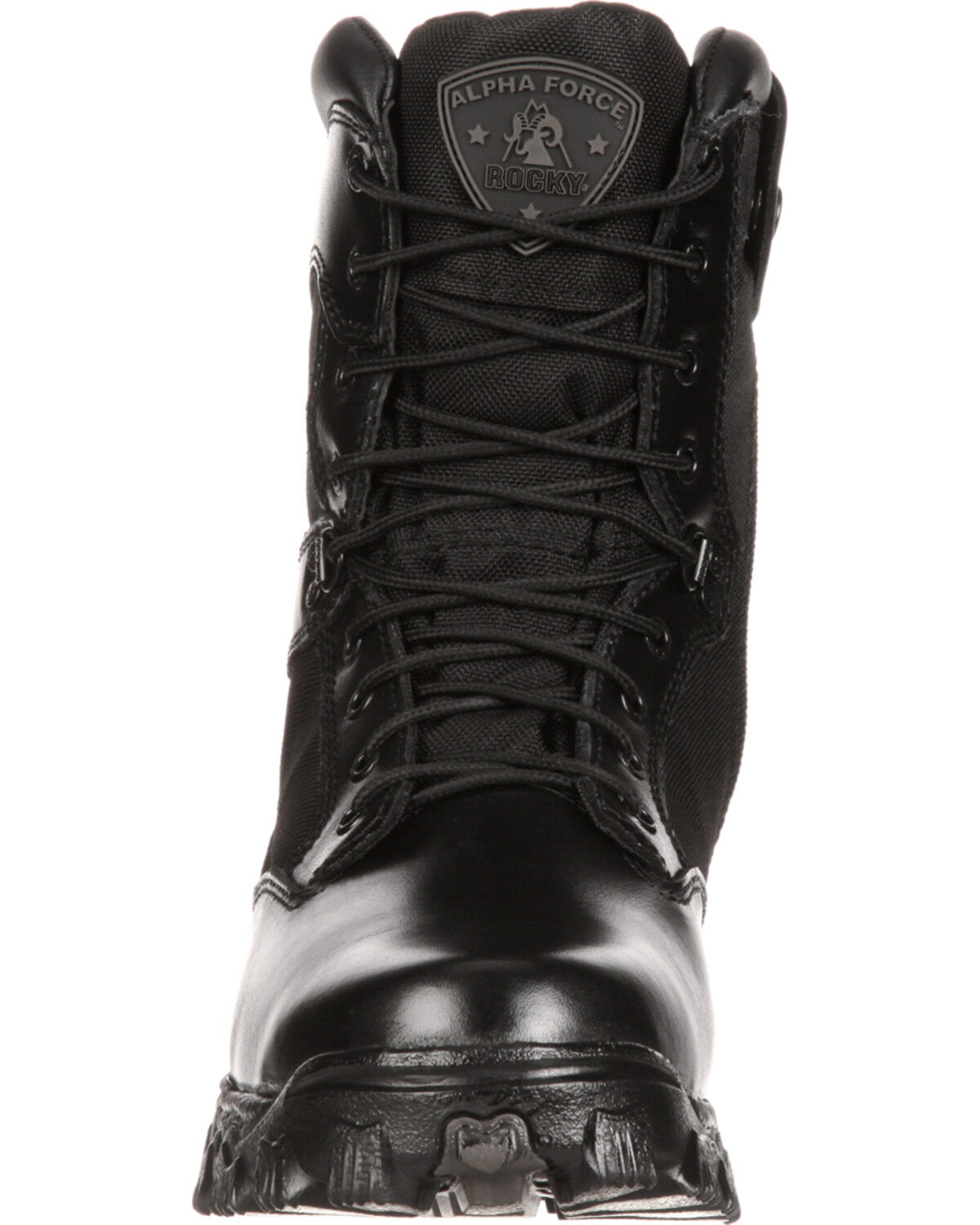 Image #4 - Rocky Men's Alpha Force Waterproof Insulated Duty Boots, Black, hi-res