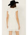 Image #4 - Shyanne Women's Ruffle Trim Eyelet Mini Dress, White, hi-res