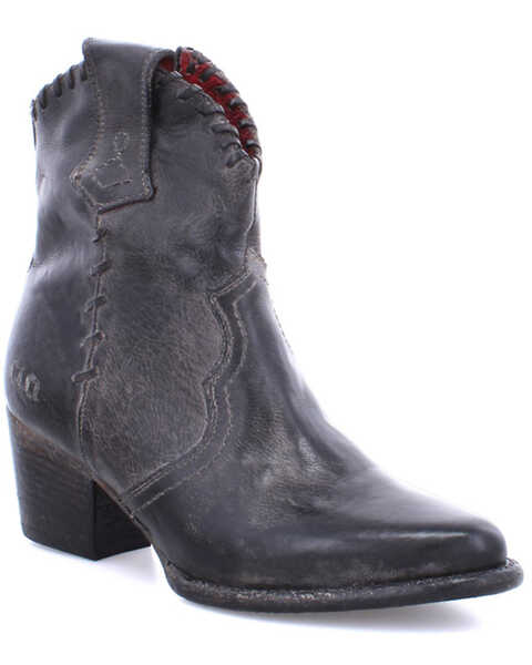 Bed Stu Women's Baila II Rustic Tremolo Short Ankle Boots - Medium Toe, Black, hi-res