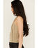 Image #2 - Miss Me Women's Knot Tank, Green, hi-res