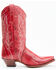 Dan Post Women's Zacatecas Exotic Watersnake Western Boots - Snip Toe, Red, hi-res