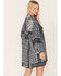 Jen's Pirate Booty Women's Roma Storm Lockhart Floral Print Ruffle Dress, Black, hi-res