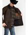 Outback Trading Men's Oilskin Deer Hunter Jacket, Bronze, hi-res