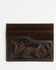 Image #1 - Shyanne Women's Palmer Tooled Leather Credit Card Wallet, Brown, hi-res