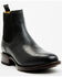 Image #1 - Cody James Men's Scout Chelsea Boots - Round Toe, Black/red, hi-res