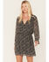Beyond The Radar Women's Floral Print Dress, Black, hi-res
