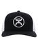 Image #3 - Hooey Men's O-Classic Trucker Cap, Black/white, hi-res
