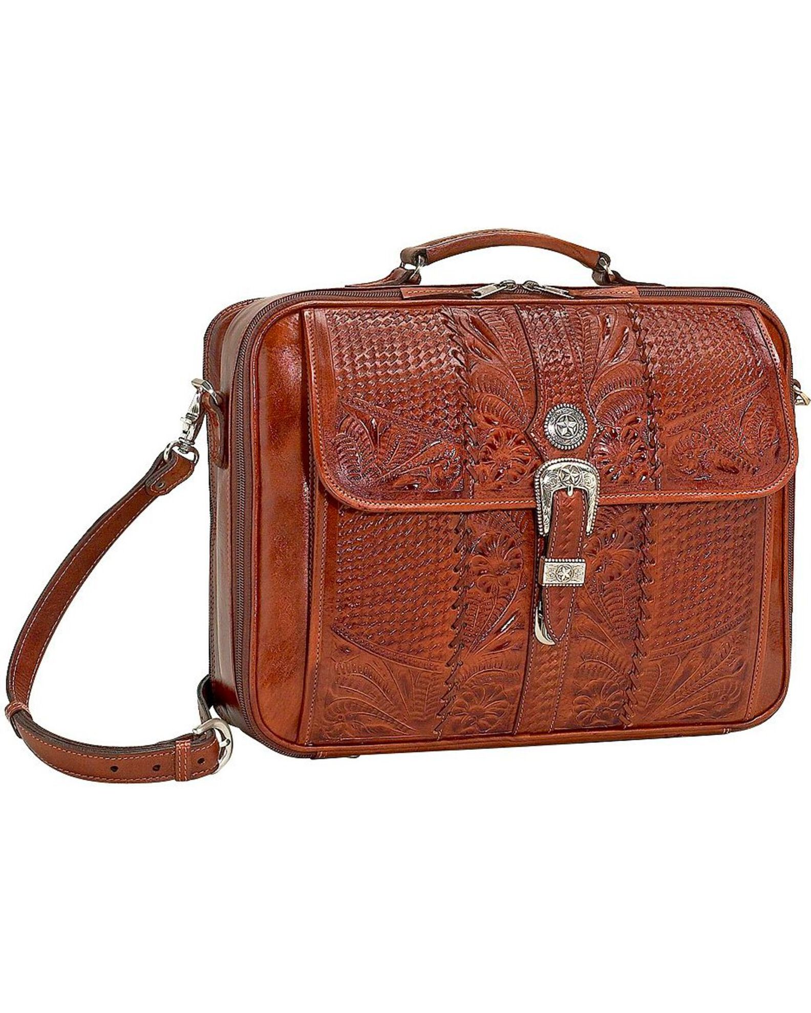 Western online leather briefcases